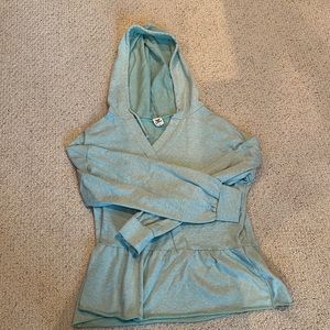 Sew in Love Mint Hooded Top